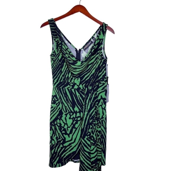 GABRIELLE UNION and New York & Company Sleeveless Draped Neck Dress Size Small - Picture 6 of 16